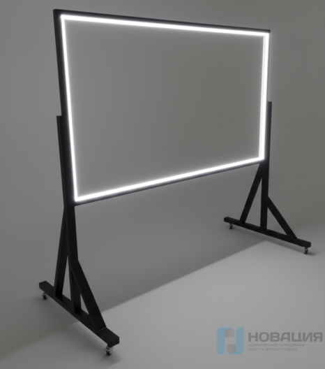 Прозрачная маркерная доска с LED-подсветкой