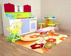 Игровая зона Хозяюшка для детей 5-7 лет