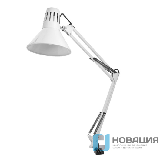 Лампа настольная на струбцине