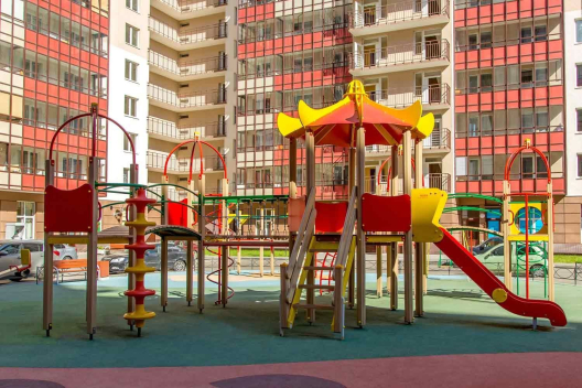 Детский игровой комплекс №43, 9000х8090 мм